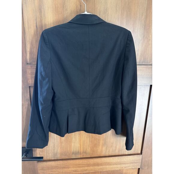 LOFT Women's 3 Button Blazer Black Size 4 Professional Work Wear Jacket Suit - Picture 5 of 7